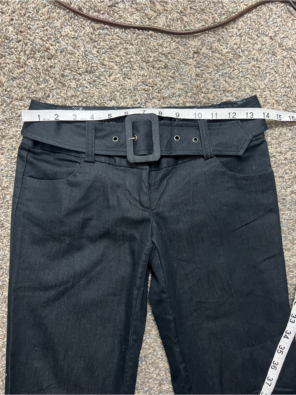 Guess Y2K High-Waist Wide Leg Pants with Belted Waistband - Picture 8 of 9